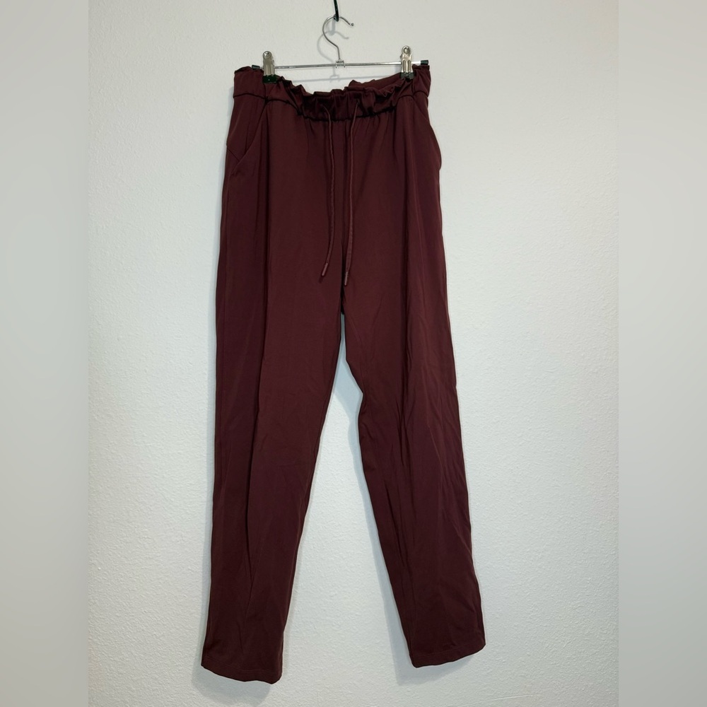 lululemon athletica Burgundy keep moving Pants
